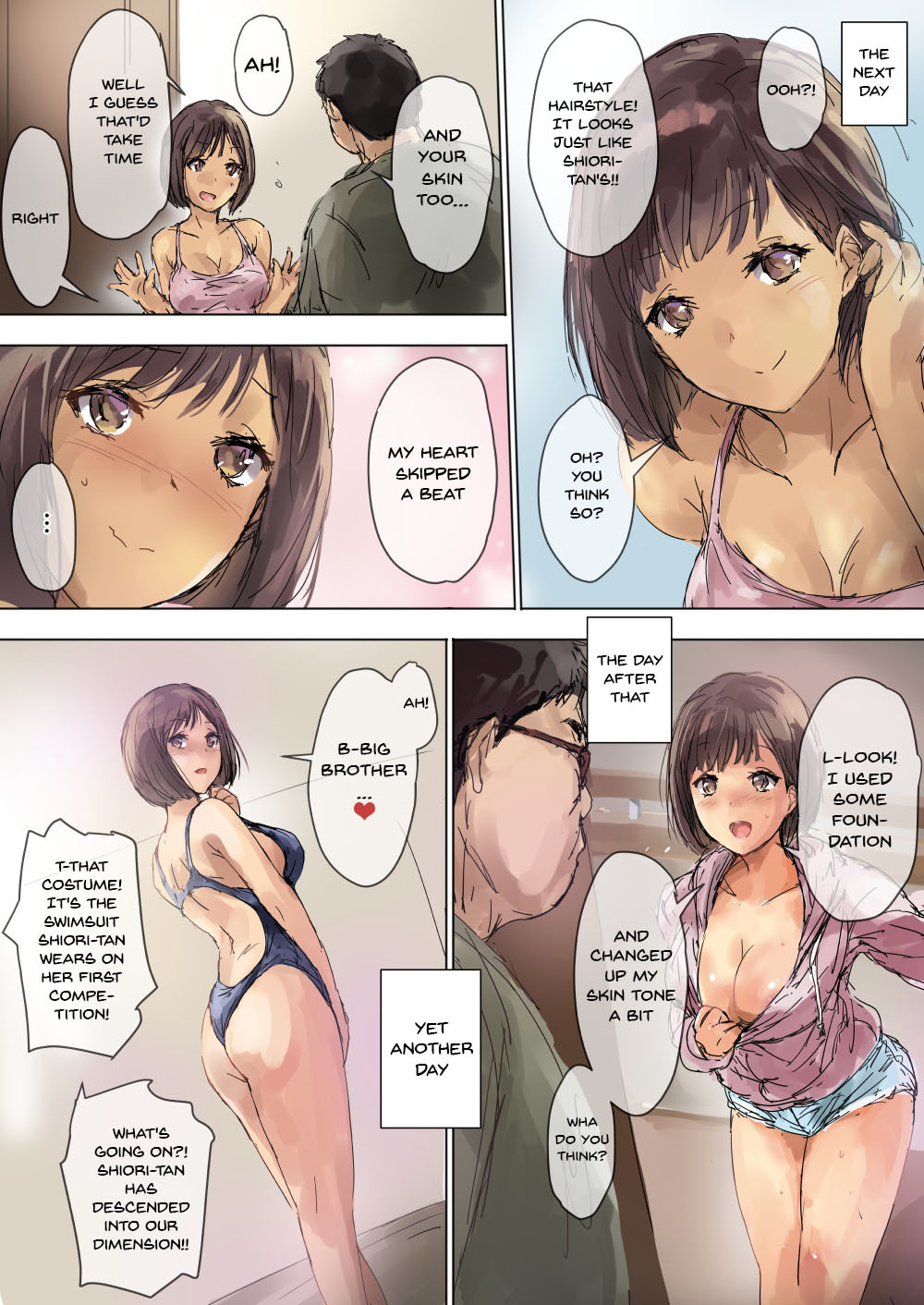 Hentai Manga Comic-A Cheeky Gyaru Schoolgirl Gets Reformed By Her Otaku Older Brother's Cock-Read-30